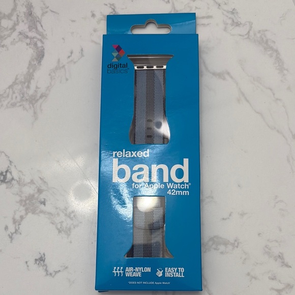 🆕Blue Nylon Apple Watch Band by Digital Basics - Picture 1 of 1